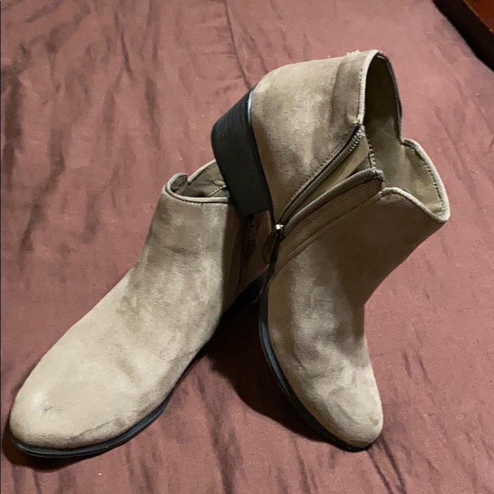 Brown Booties. Euc! - image 1